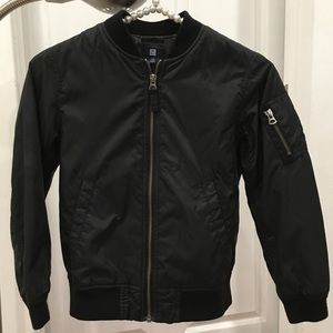 Uniqlo Girls Black Bomber jacket